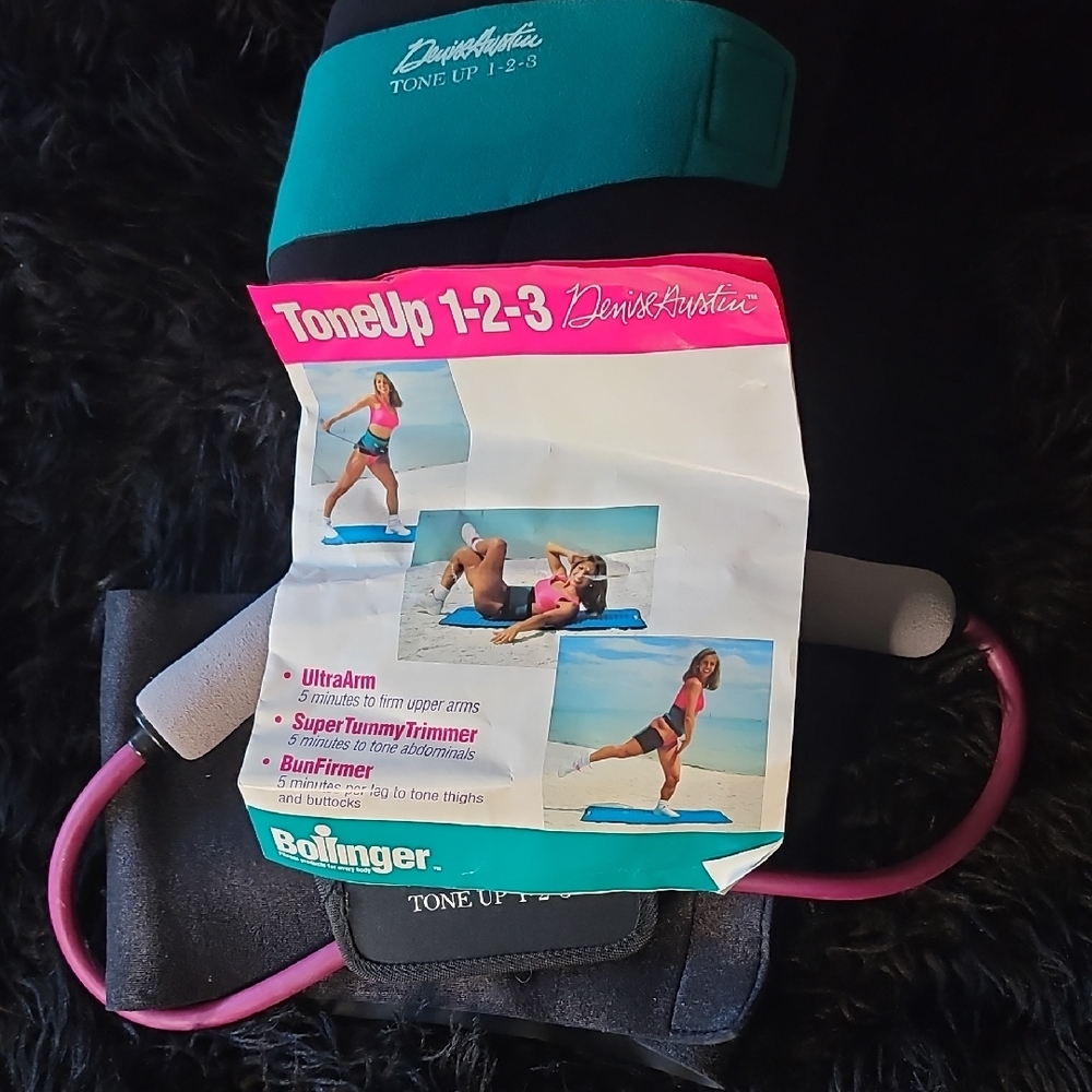 🏃‍♀️ OLD SCHOOL! Denise Austin Tone Up 1-2-3 Workout Set